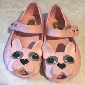 Mini Melissa French Bulldog Shoes